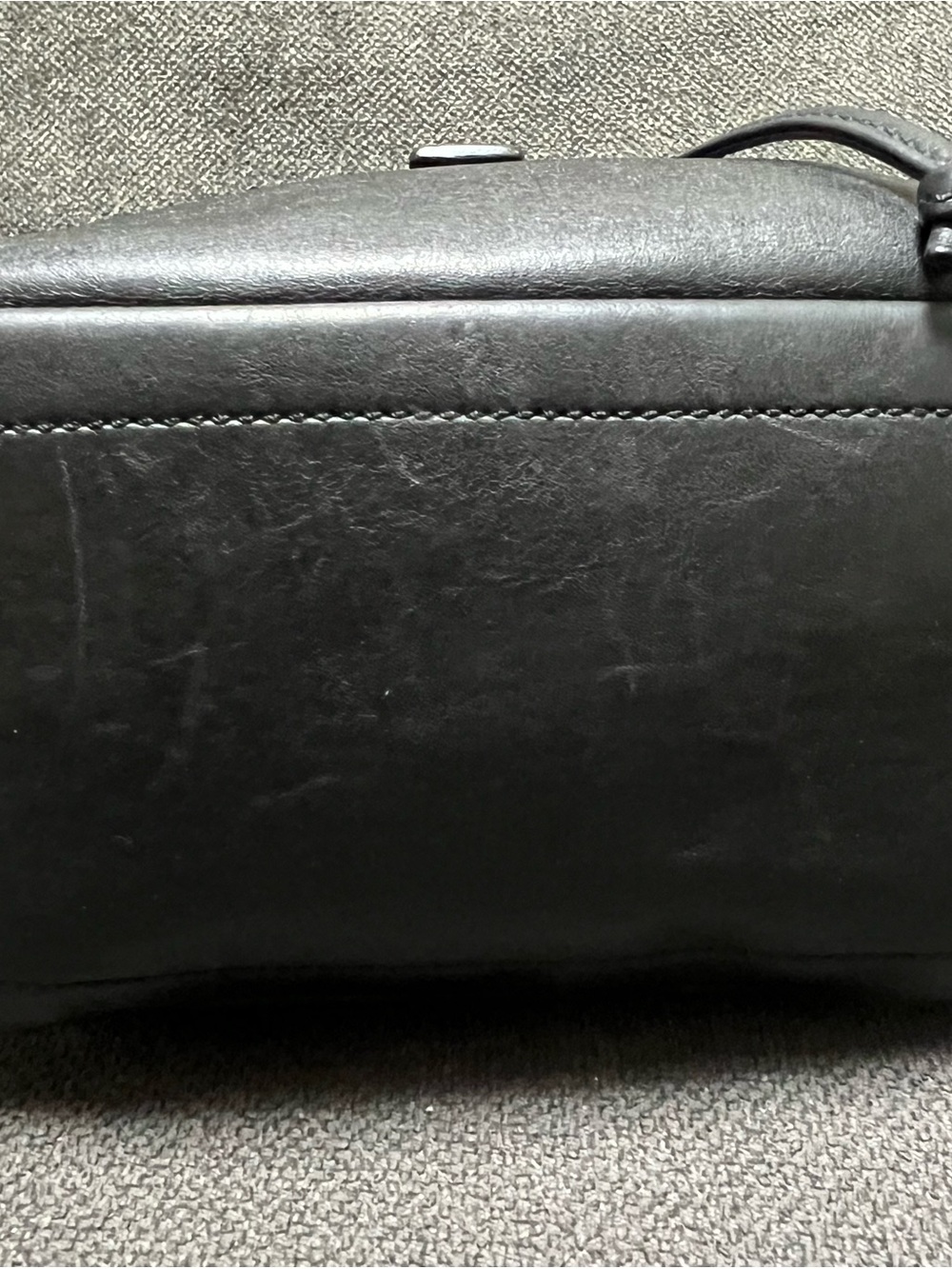 EXCELLENT CONDITION Coach Black Leather DayPack Back pack - Authentic! - Picture 12 of 12
